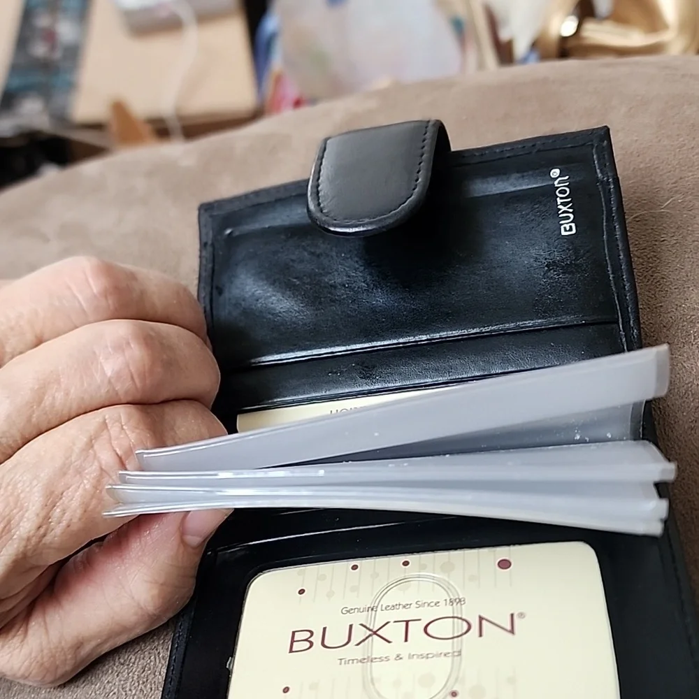 Buxton velvet cowhide